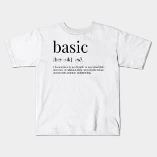 Basic Definition Kids T-Shirt